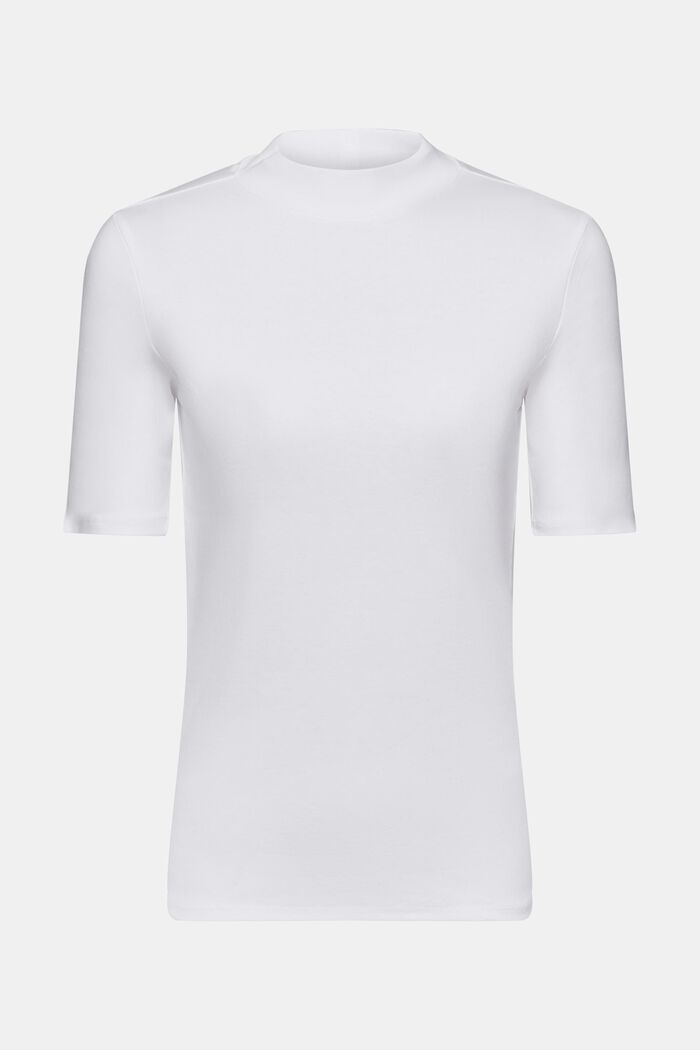 T-paita puuvillaa, WHITE, detail image number 6