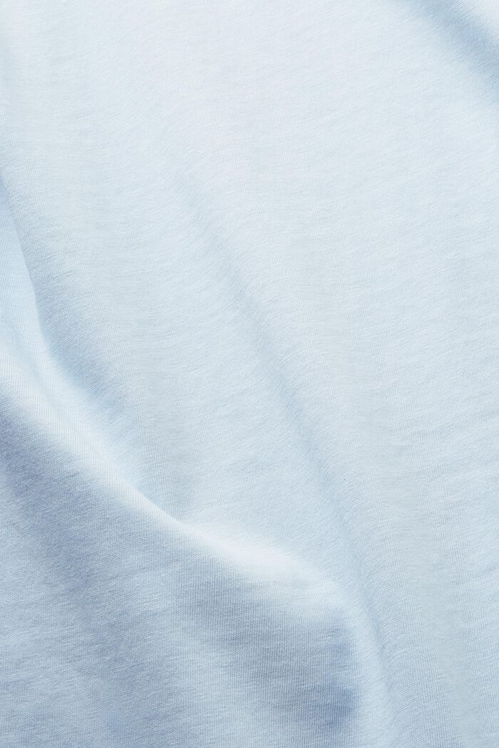 Jersey-t-paita 100 % puuvillaa, selässä painatus, PASTEL BLUE, detail image number 5