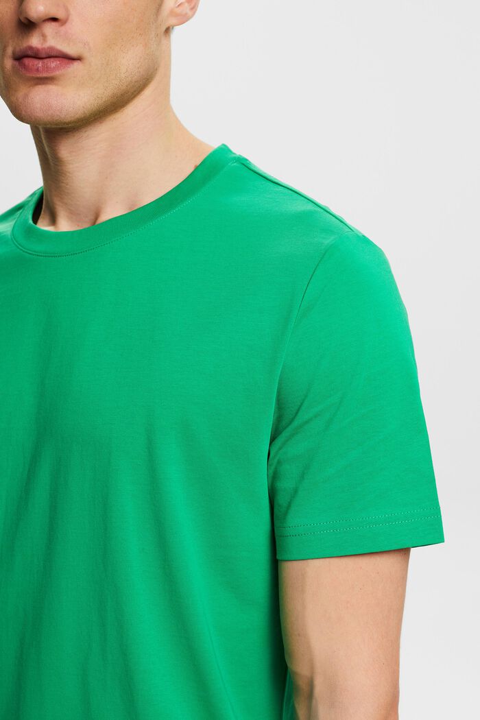 T-paita jerseytä, pyöreä pääntie, NEW GREEN, detail image number 2