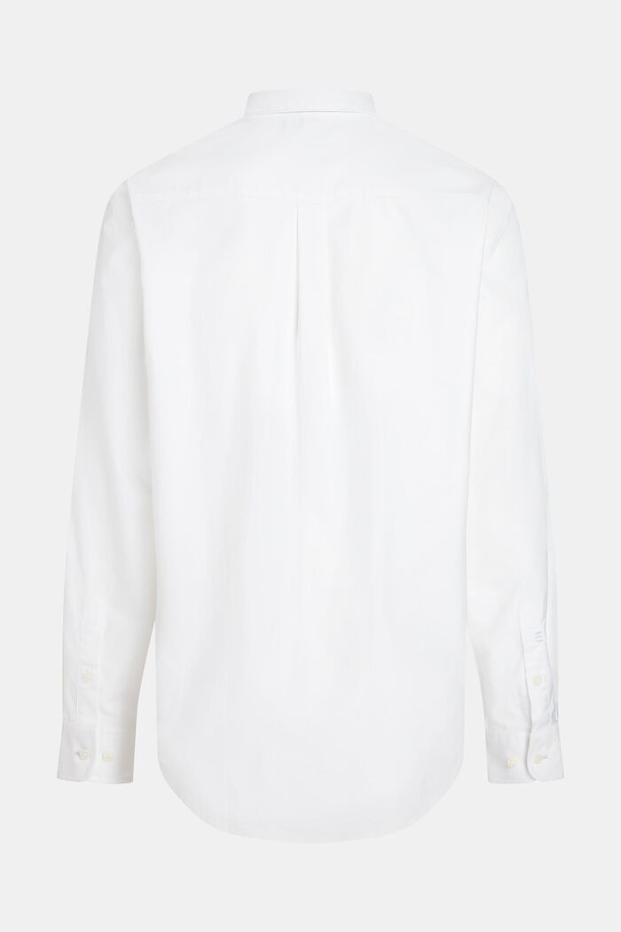 Perusmallinen oxford-paita, WHITE, detail image number 5