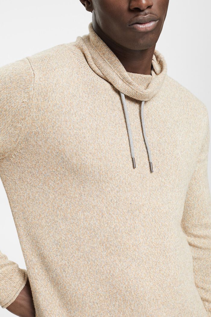 Sweaters Regular Fit, CREAM BEIGE, detail image number 4