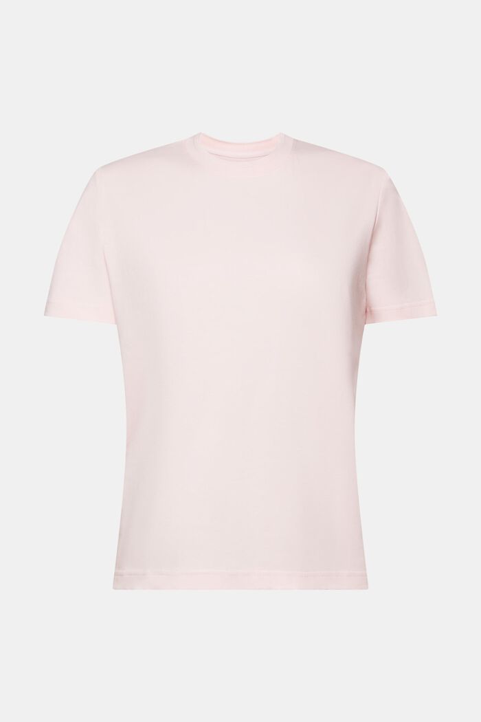 T-paita 100 % puuvillaa, pyöreä pääntie, PASTEL PINK, detail image number 7