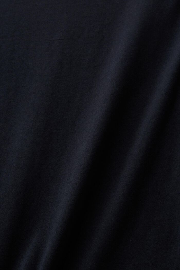 Pitkähihainen pusero luomupuuvillaa, BLACK, detail image number 5