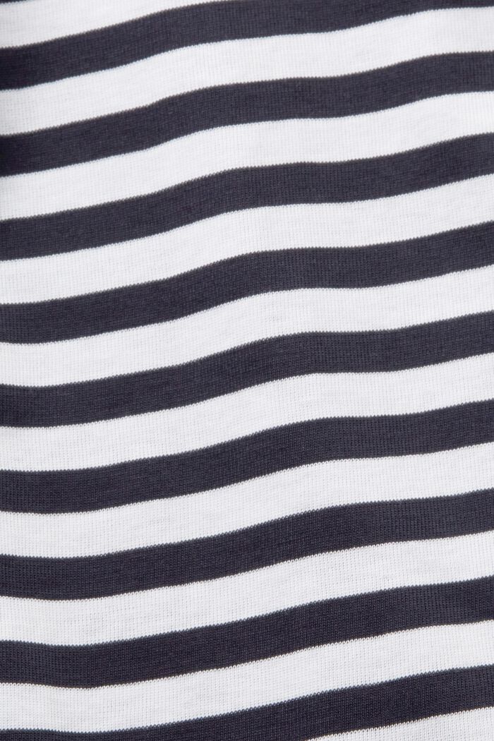 Raidallinen venepääntie-paita, NAVY BLUE, detail image number 4