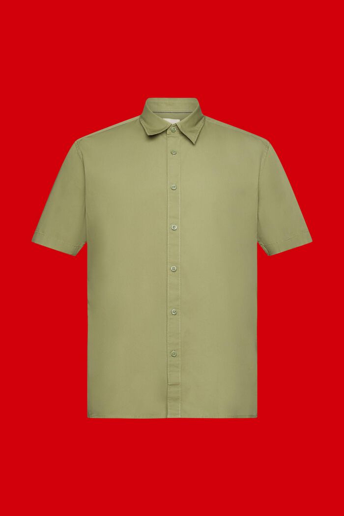 Lyhythihainen paita vastuullista puuvillaa, LIGHT KHAKI, detail image number 5