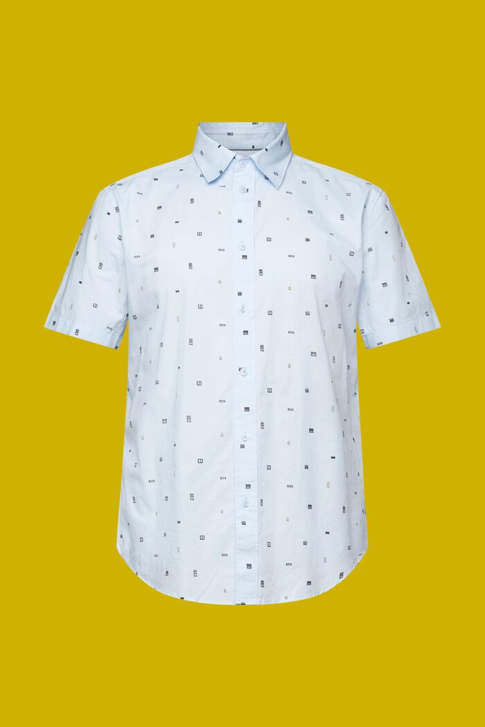 Kuvioitu, lyhythihainen paita, 100 % puuvillaa, PASTEL BLUE, detail image number 5