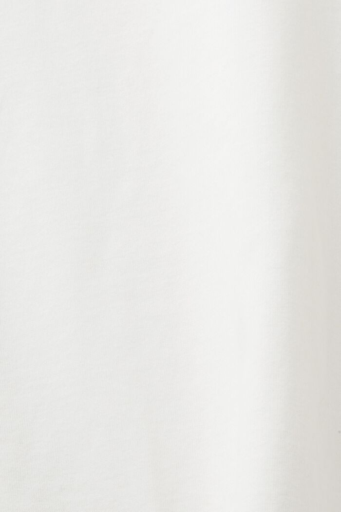 Puuvillainen oversized-t-paita, OFF WHITE, detail image number 5