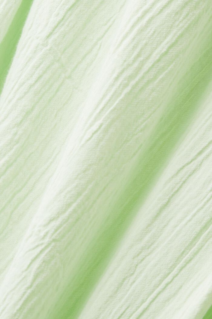 Kohopintainen puuvillapusero, CITRUS GREEN, detail image number 6