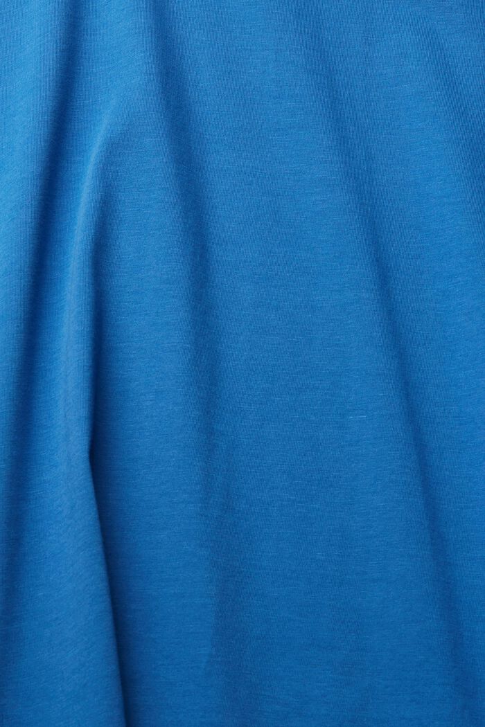 Jersey-T-paita, 100 % puuvillaa, BLUE, detail image number 5