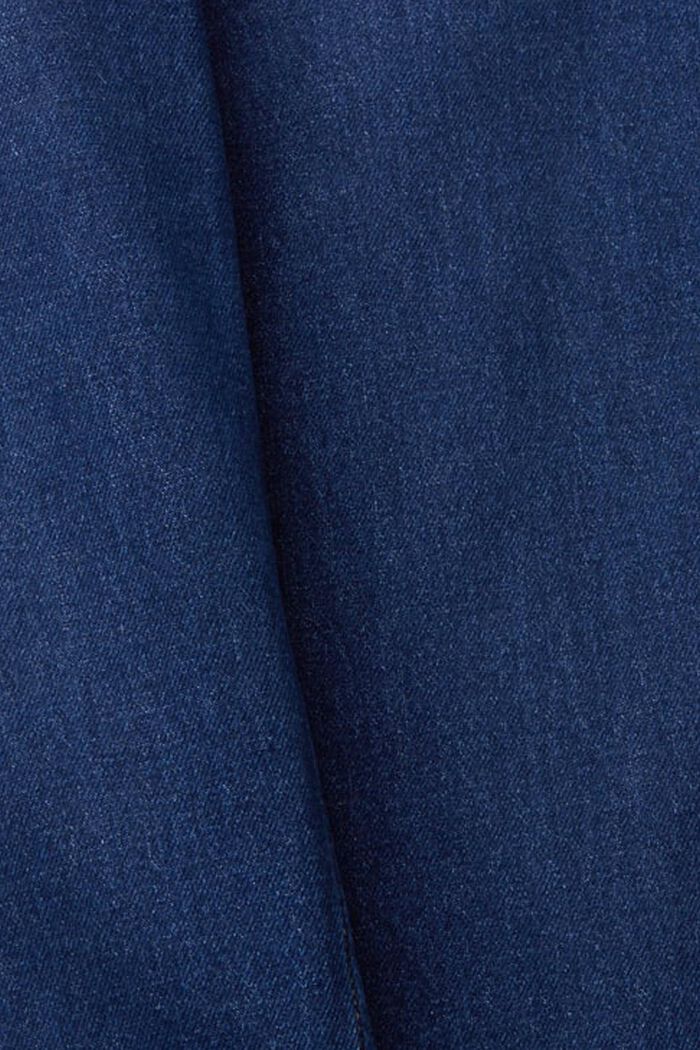 Korkeavyötäröiset mom-farkut, BLUE DARK WASHED, detail image number 5