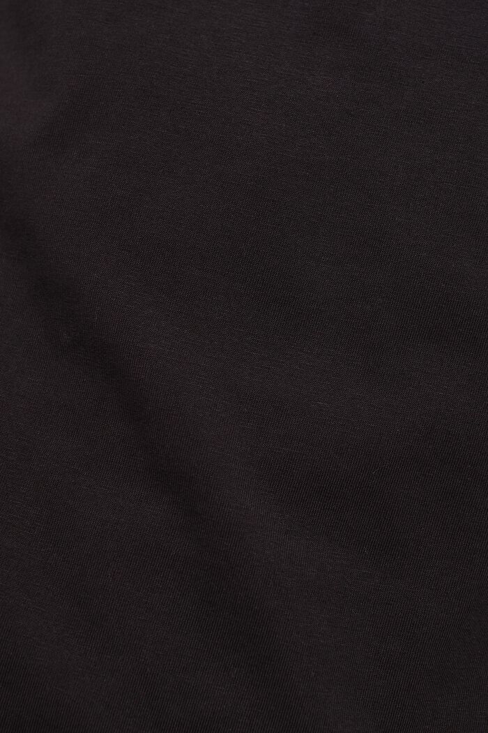 Jerseypaita, jossa kirjailua, BLACK, detail image number 1