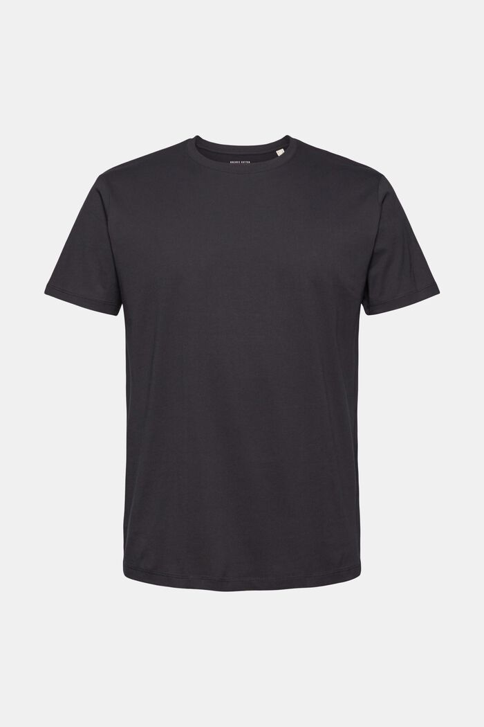Jersey-t-paita 100 % luomupuuvillaa, BLACK, detail image number 0