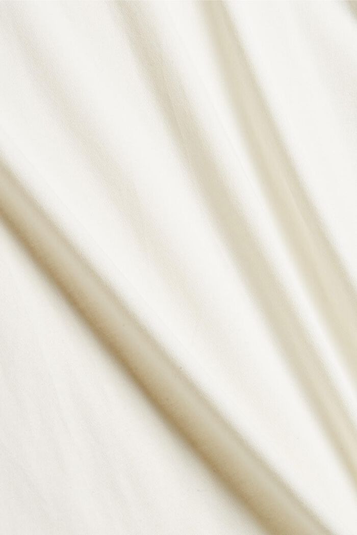Poolokauluksellinen CURVY-pitkähihainen, luomupuuvillaa, OFF WHITE, detail image number 1