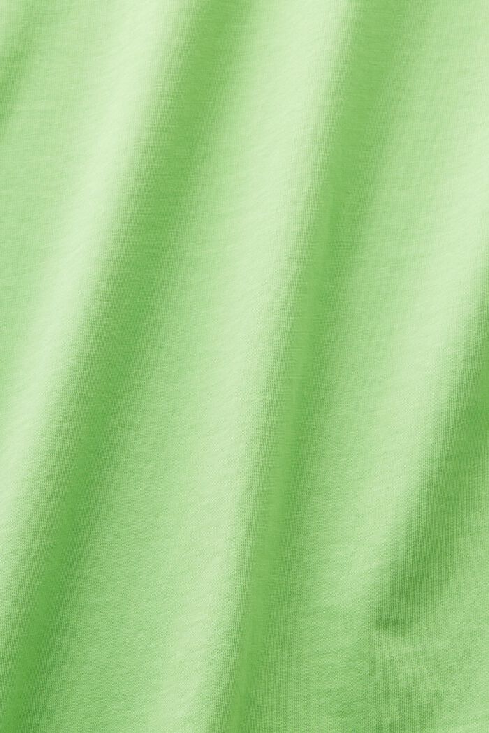 V-aukkoinen T-paita, CITRUS GREEN, detail image number 4