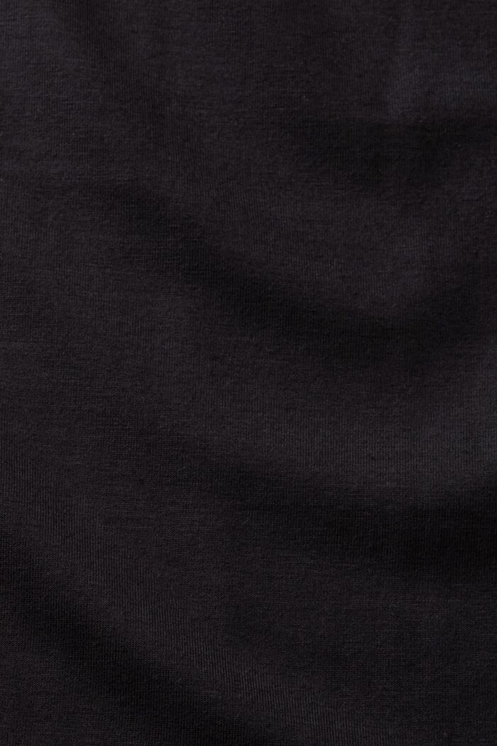 Pusero halkiopääntiellä, LENZING™ ECOVERO™, BLACK, detail image number 5