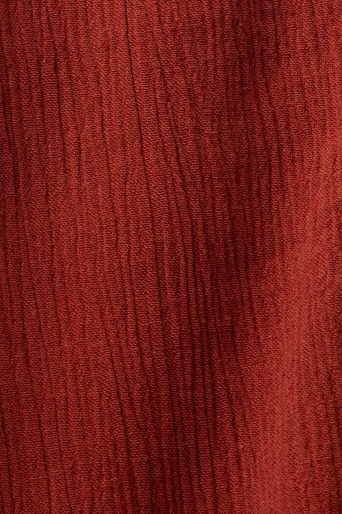 Rypytetty oversized-paitapusero, TERRACOTTA, detail image number 6
