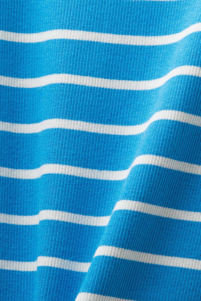 Raidallinen ribbineulepaita, BLUE, detail image number 4