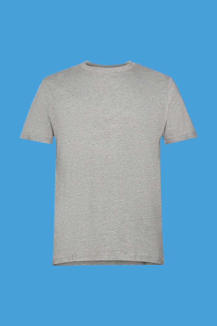 Pyöreäpäänteinen T-paita, slim fit -malli, MEDIUM GREY, detail image number 6