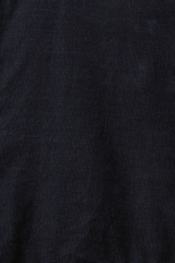 Vakosamettinen minimekko, BLACK, detail image number 5