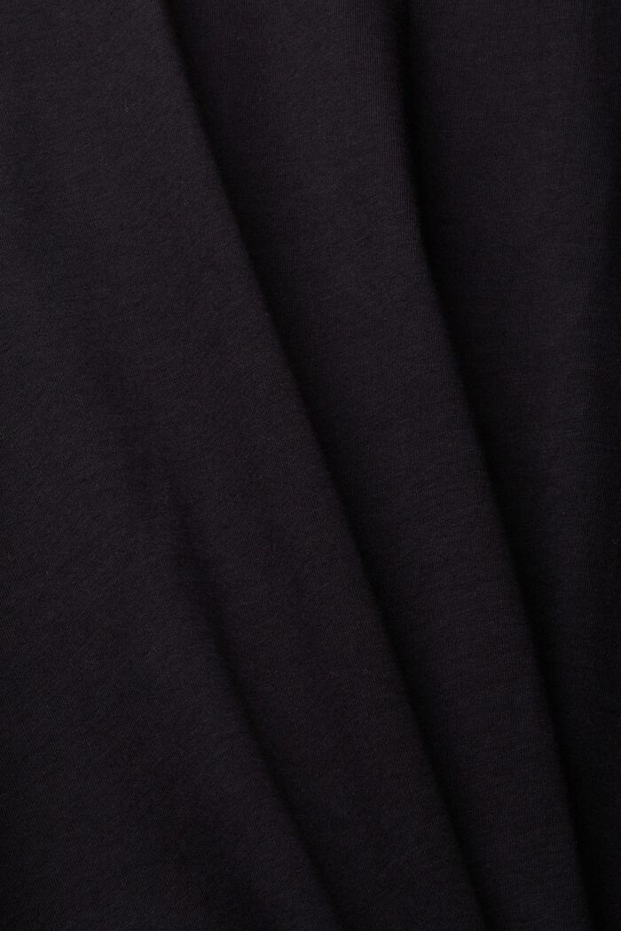 Yksivärinen T-paita, BLACK, detail image number 1