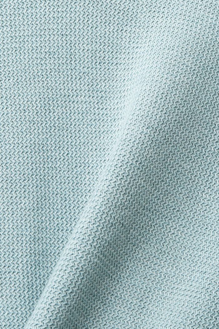 Raidallinen neulepusero, GREY BLUE, detail image number 4