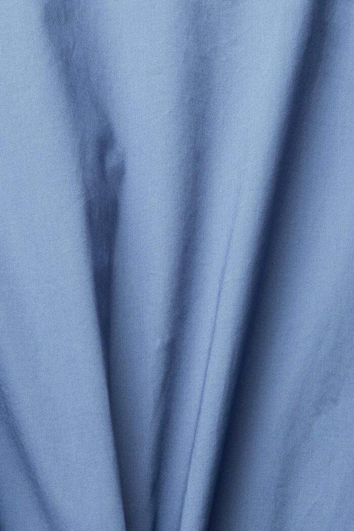 Peplummekko puuvillaa, GREY BLUE, detail image number 4
