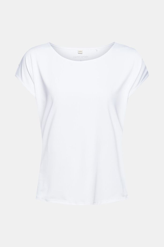 Kierrätettyä: E-Dry-käsitelty T-paita, WHITE, overview