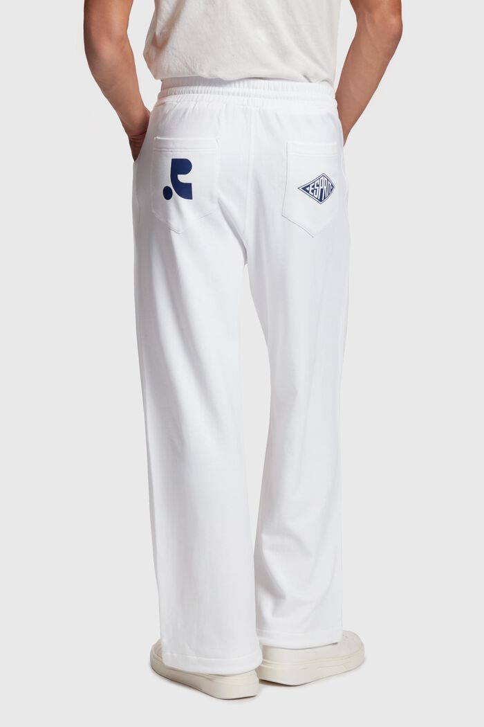 Jogger-housut jerseytä, WHITE, detail image number 1