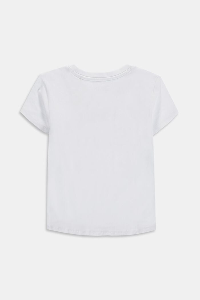 Logollinen T-paita puuvillaa, WHITE, detail image number 1