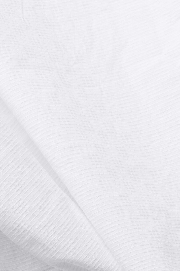 Tekstuuripintainen slim fit -kauluspaita, WHITE, detail image number 5
