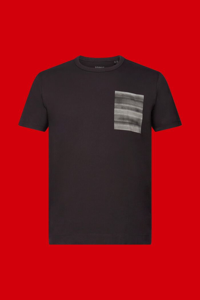 T-paita 100 % puuvillaa, pyöreä pääntie, ANTHRACITE, detail image number 6