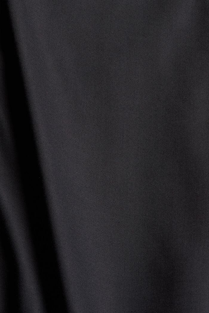 V-päänteinen pusero LENZING™ ECOVEROA™, BLACK, detail image number 4