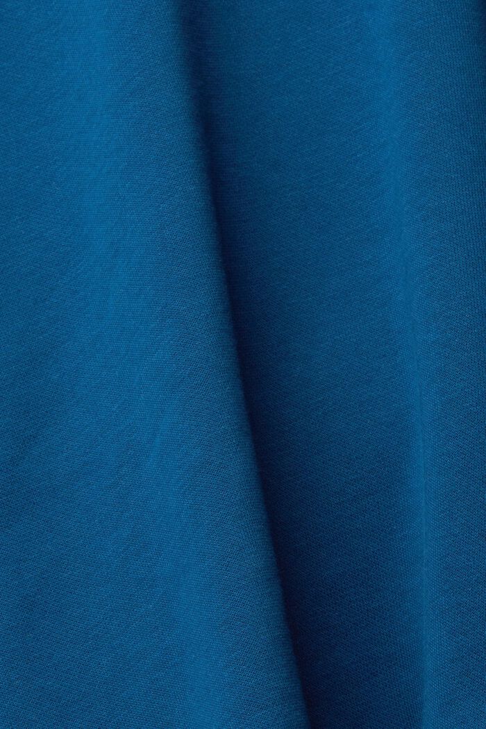 Collegepaita, jonka niskassa nappilista, PETROL BLUE, detail image number 1