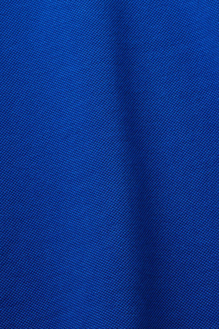 Pikeepaita puuvillaa, BRIGHT BLUE, detail image number 4