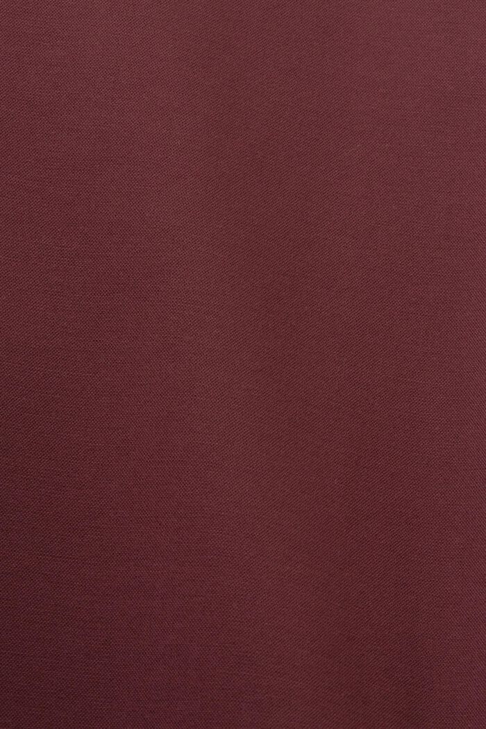 Puvunhousut pikeejerseytä, BORDEAUX RED, detail image number 4