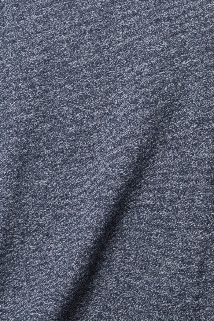 Kierrätettyä: meleerattu jersey-t-paita, NAVY, detail image number 1