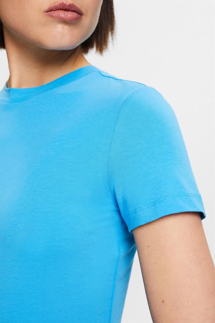 T-paita, jossa pyöreä pääntie, BLUE, detail image number 3