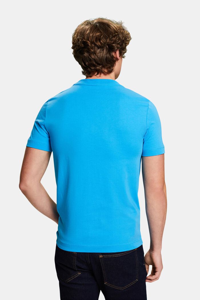 Logollinen t-paita puuvillajerseytä, BLUE, detail image number 3