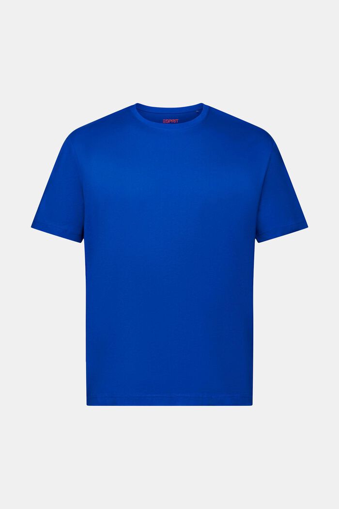 Lyhythihainen t-paita pyöreällä pääntiellä, BRIGHT BLUE, detail image number 5