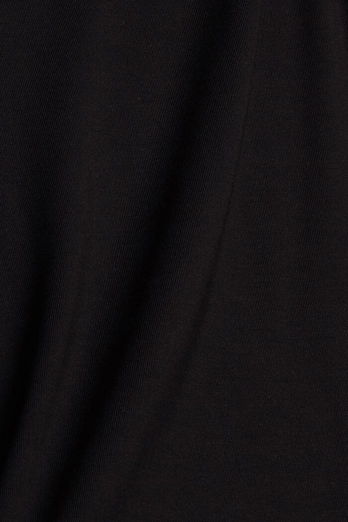 Stretchtoppi, jossa satiinireunukset, BLACK, detail image number 4
