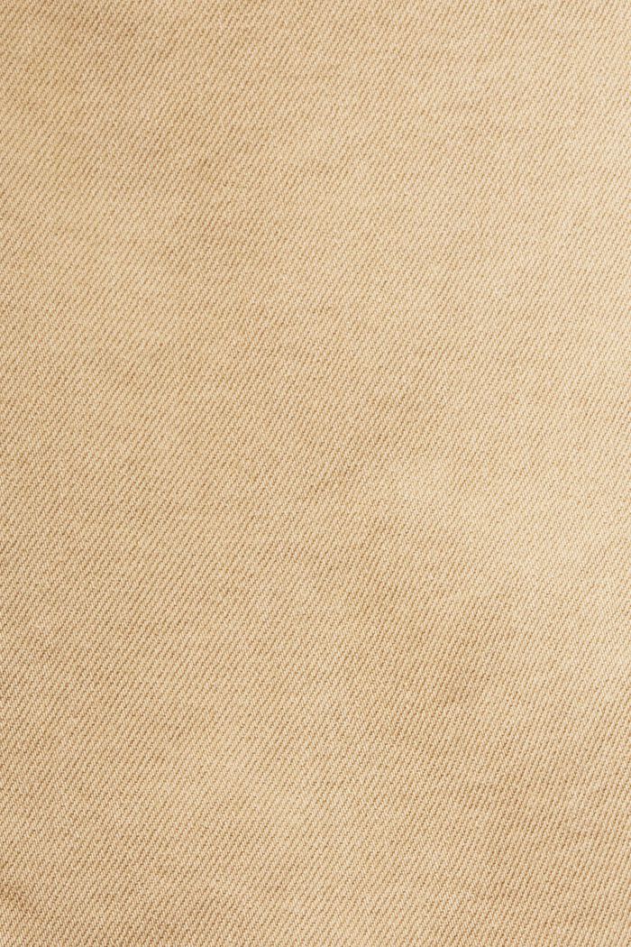 Korkeavyötäröiset suoralahkeiset housut, SAND, detail image number 6
