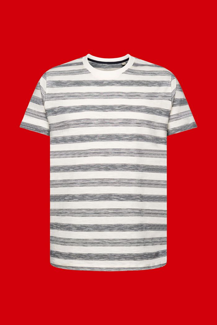 Raidallinen T-paita, 100 % puuvillaa, ICE, detail image number 7