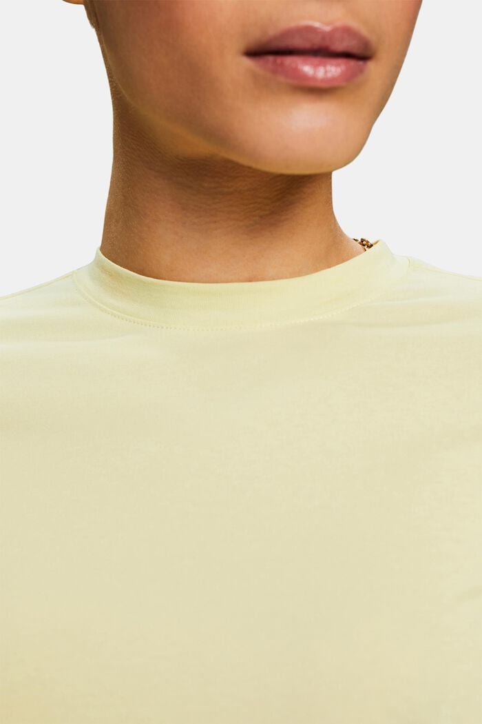 T-paita, jossa pyöreä pääntie, LIME YELLOW, detail image number 3