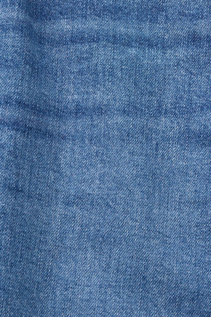 Keskikorkeat slim-farkut, BLUE MEDIUM WASHED, detail image number 5