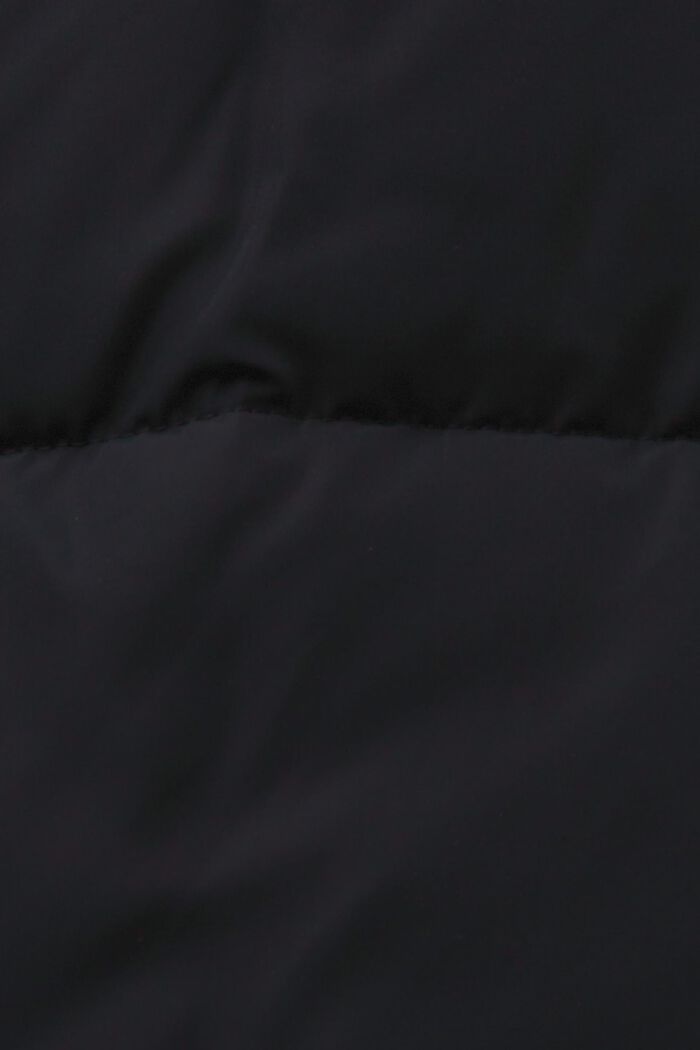 Kierrätettyä: pitkä tikattu toppaliivi, BLACK, detail image number 6