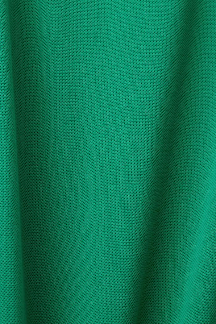 Puuvillainen pikeepaita, GREEN, detail image number 5