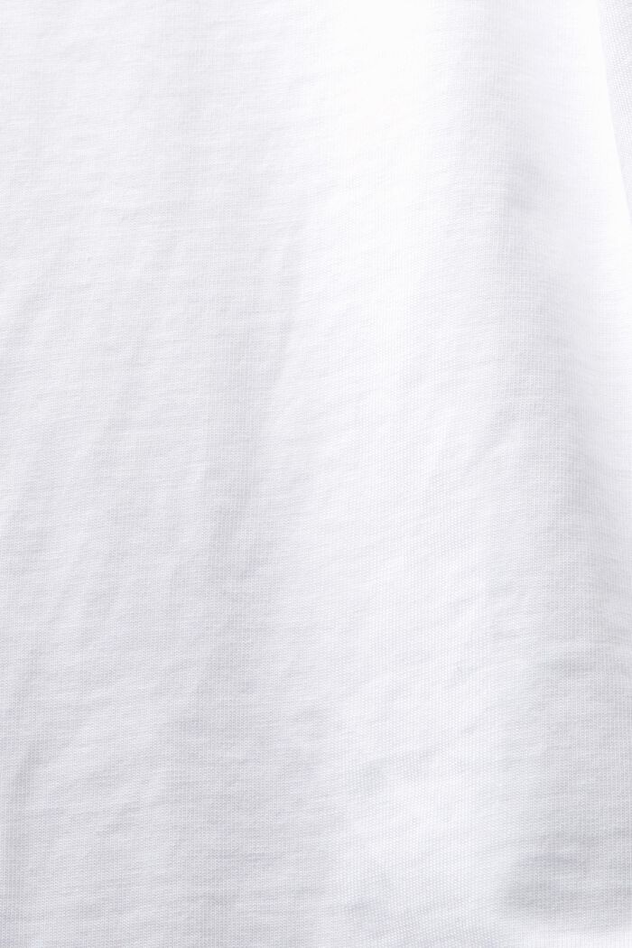 Logollinen T-paita, jossa pyöreä pääntie, WHITE, detail image number 4
