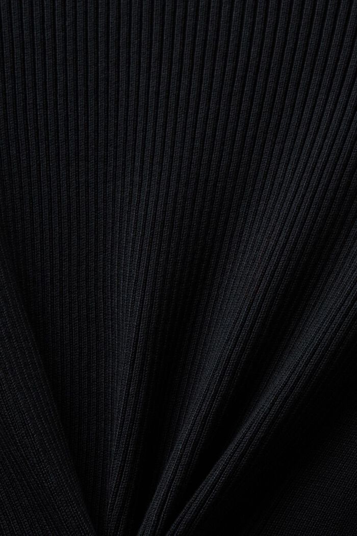 Midimekko ribbineulosta, BLACK, detail image number 5