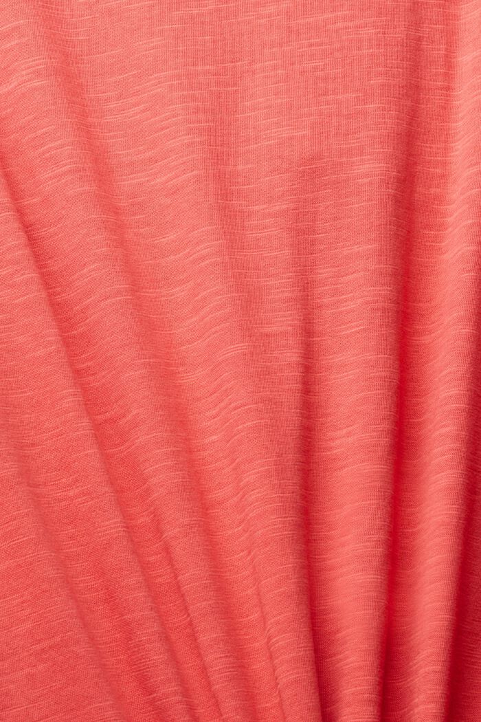 Reikäpitsisomisteinen paita, CORAL RED, detail image number 4