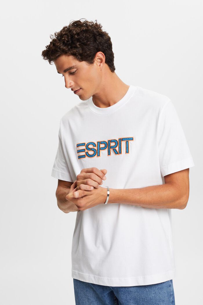 Logollinen T-paita, WHITE, detail image number 2